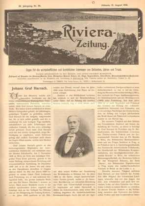 Illustrierte österreichische Riviera Zeitung
